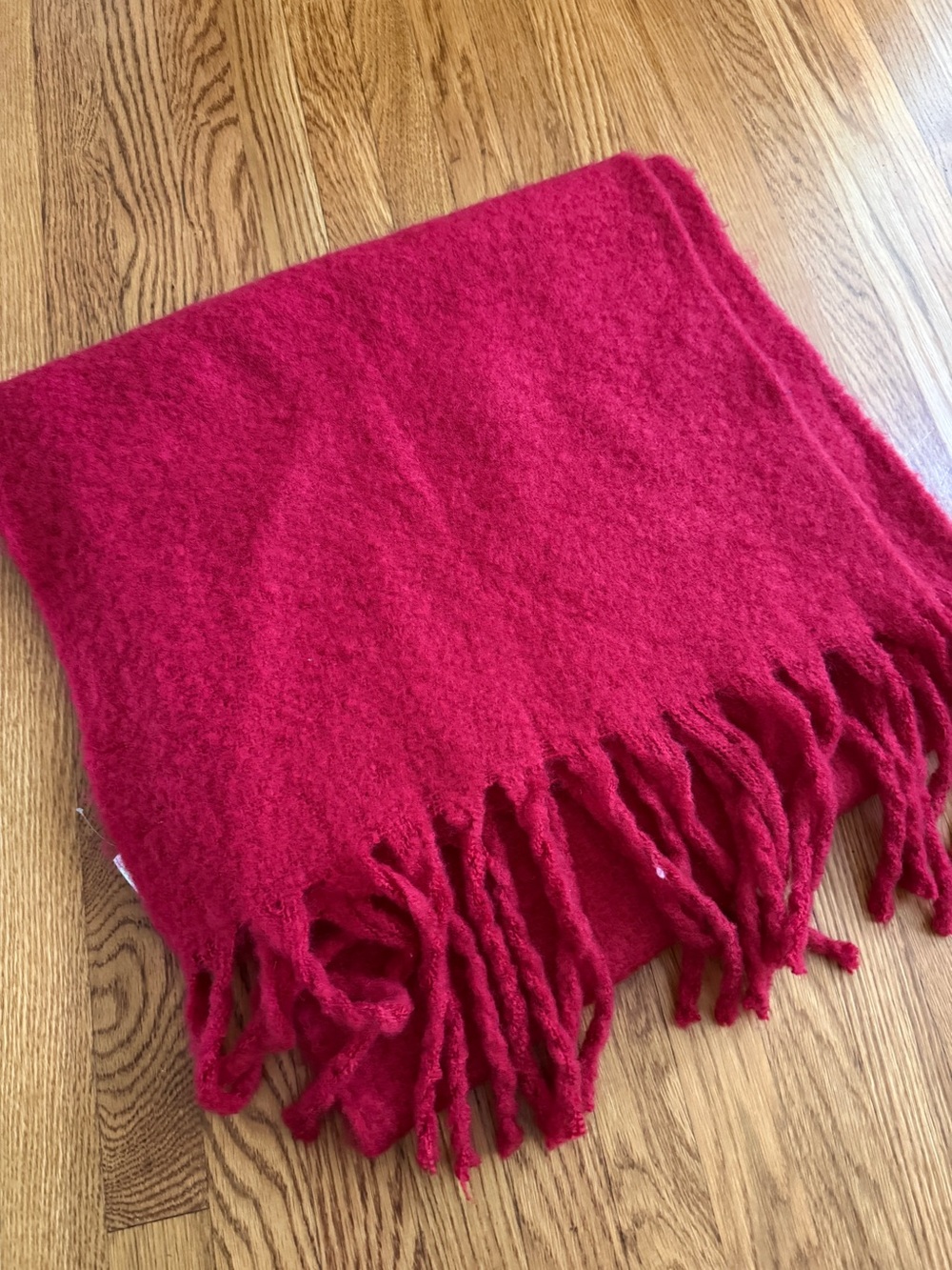 Hollister chunky wide cozy warm scarf New